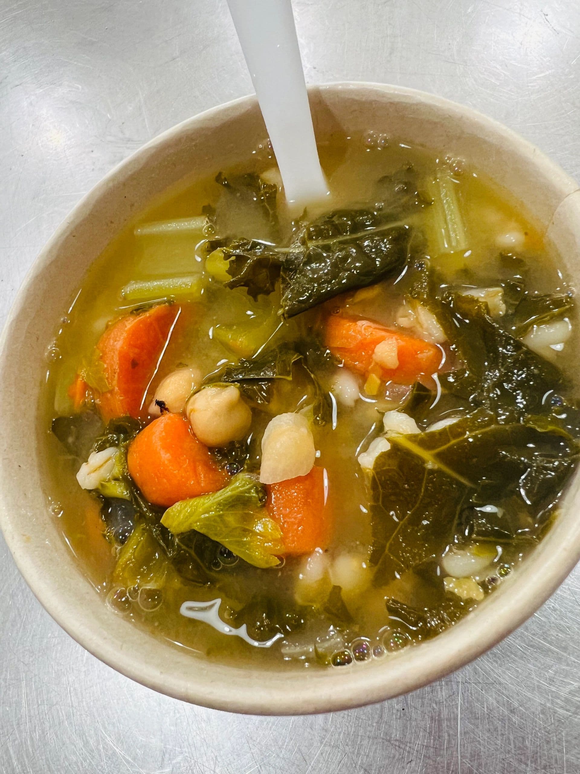 Homemade soup at Sweet Reba's