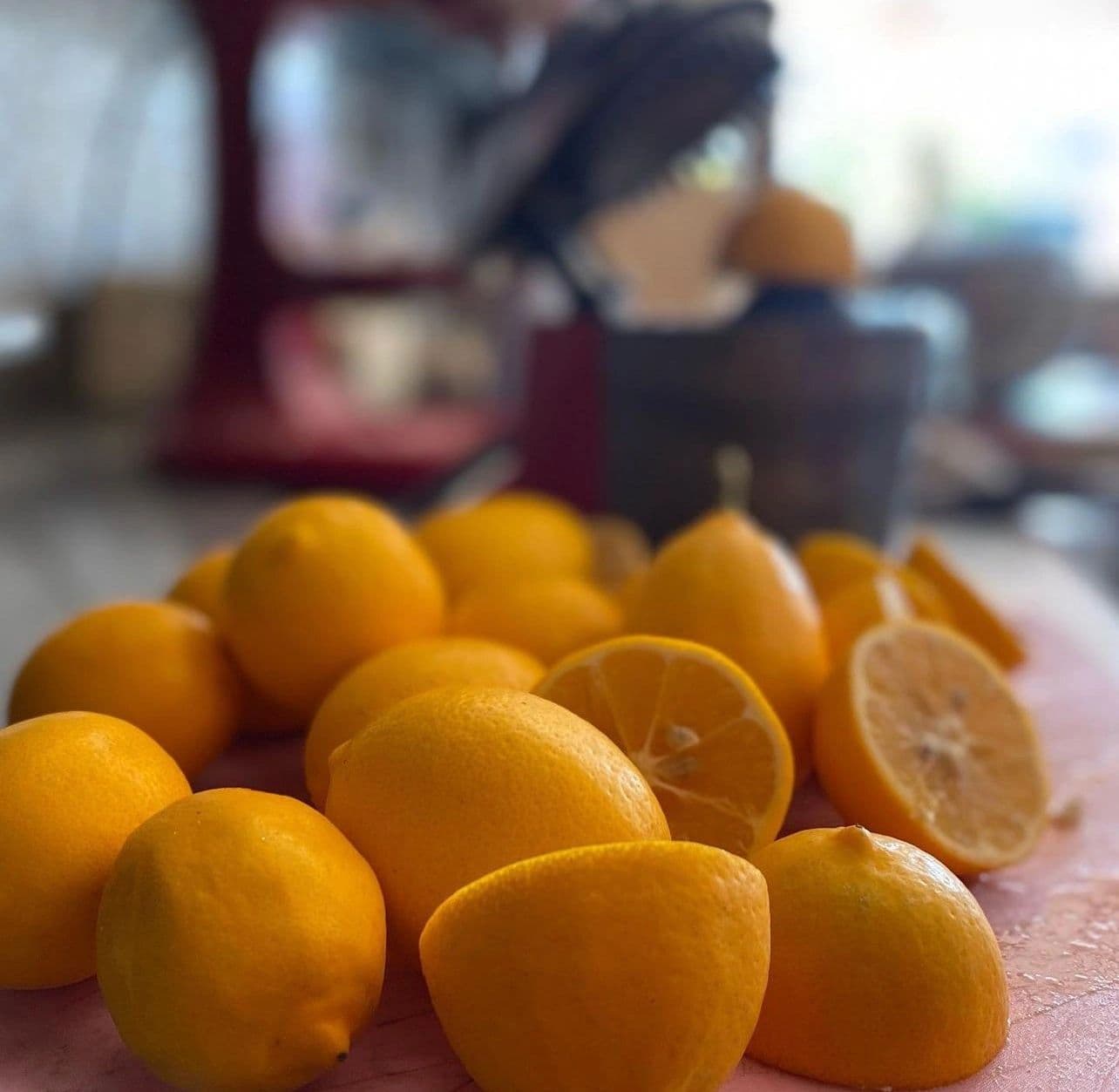 Fresh lemons in Sweet Reba's kitchen